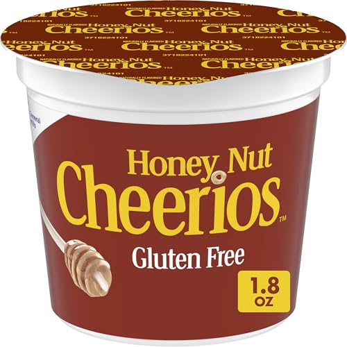 General Mills Honey Nut Cheerios Cereal, Single-Serve 1.8 oz Cup, 6/Pack