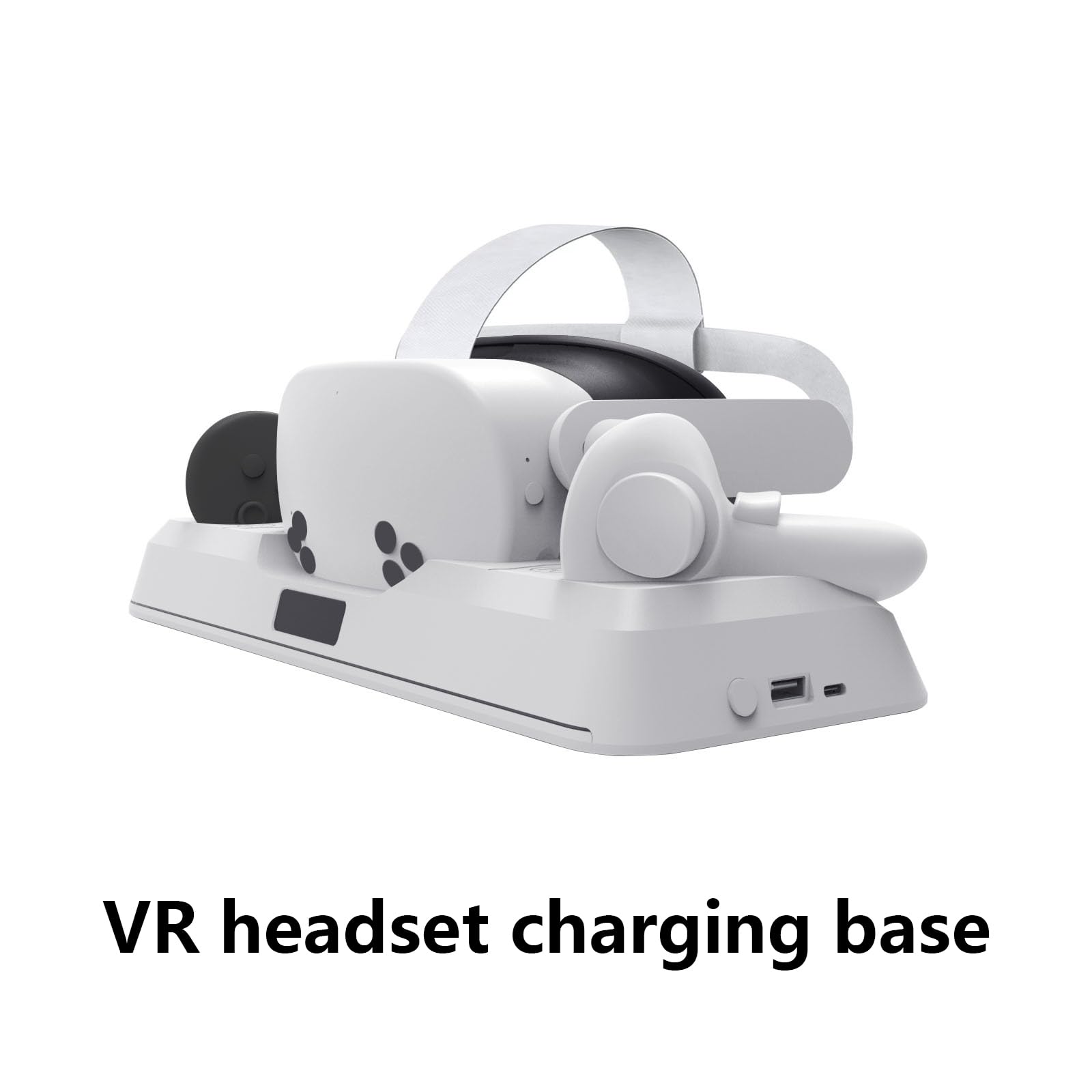 Stazione di ricarica Virtual Reality per occhiali e controller MQ 3S con luce LED ed effetti di illuminazione colorati