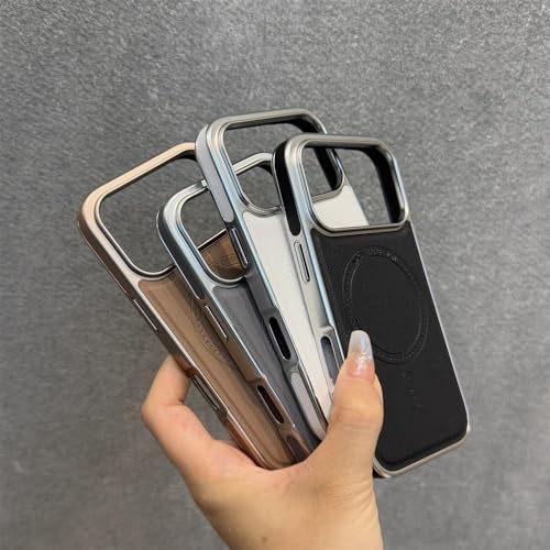 Coque de chargement iPhone 15 Pro Max antichoc avec cadre plaqué - 2