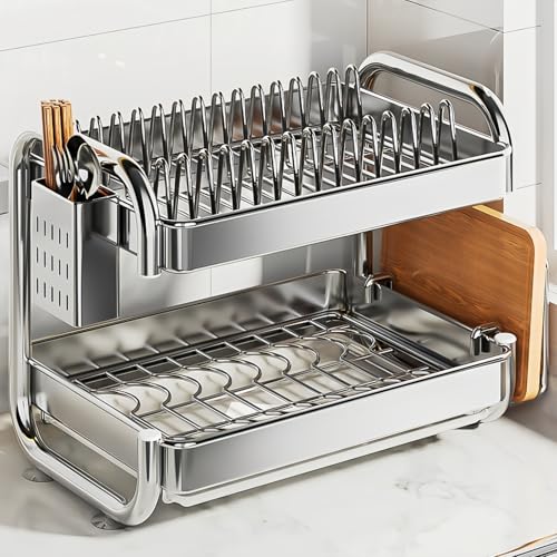 ステンレス製二段食器ラック shop-kochi_p21030561ee7d