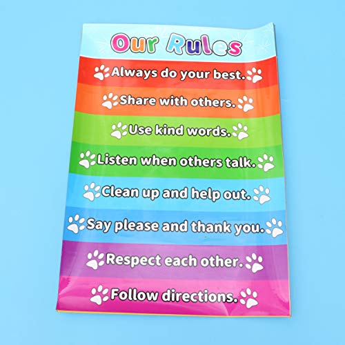 HEALLILY 14 Peças de Cartazes Educacionais de Pré-Escola para Aprender Cartazes para Crianças Do Jar