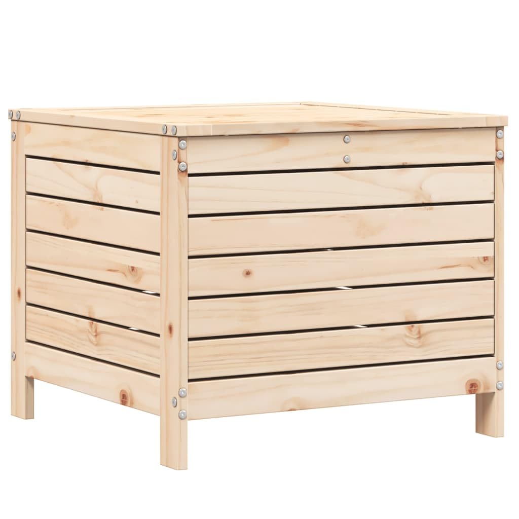 HaoChrymec Gartenhocker aus Massivholz Kiefer, Modulares Design, Vielseitig Einsetzbar, Fußhocker Outdoor, Camping Hocker, Hocker Outdoor, 62 x 63.5 x 53.5 cm