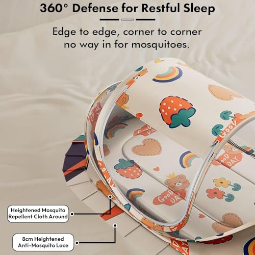 Image of StarAndDaisy Baby Mosquito net for Baby, Breathable mesh-Sleeping Nest for Baby's Peaceful Sleep, Baby Sleeping Pod.