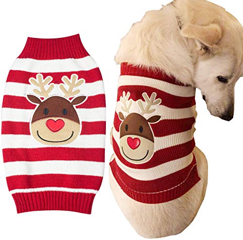 Chandails de Noël pour grands chiens frissonnants en hiver taille L