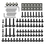 PLSUSJHAO-Motorcycle-Windscreen-Fairing-Bolts-Kit-Fastener-Clips-Bodywork-Screws-Compatible-with-Sportbike-Honda-Yamaha-Kawasaki-Suzuki-BMW-Mounting-Washers-Nuts-Screws