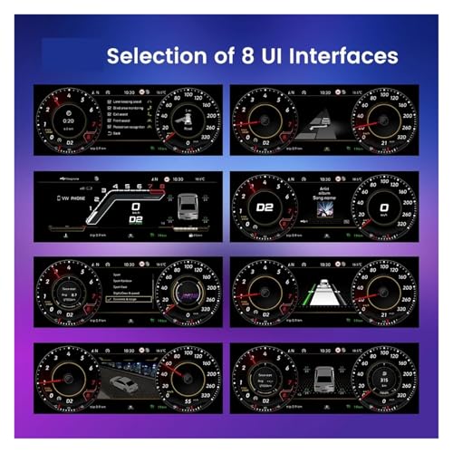Panel de instrumentos digital LCD 10.25 Caddy Touran Golf6 virtual cockpit 3