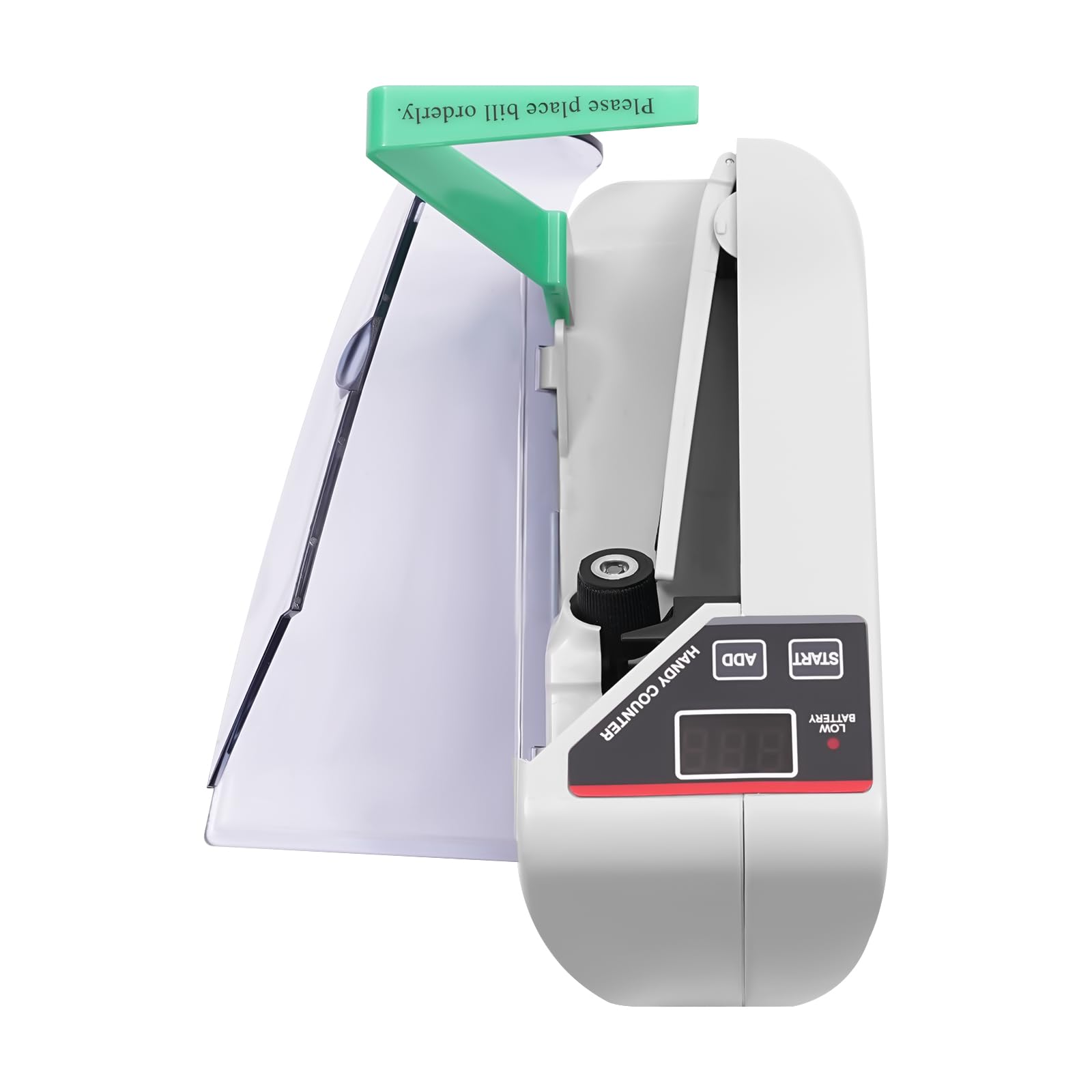 V30 Geldteller met led-display, draagbare geldtelmachine, 100-240 V, 600 bankbiljetten per minuut, aftelbare stapelhoeveelheid tot 100 biljetten, voor kleine winkels en kantoren
