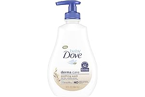 Baby Dove Derma Care Soothing Wash with Colloidal Oatmeal for Eczema-Prone Skin