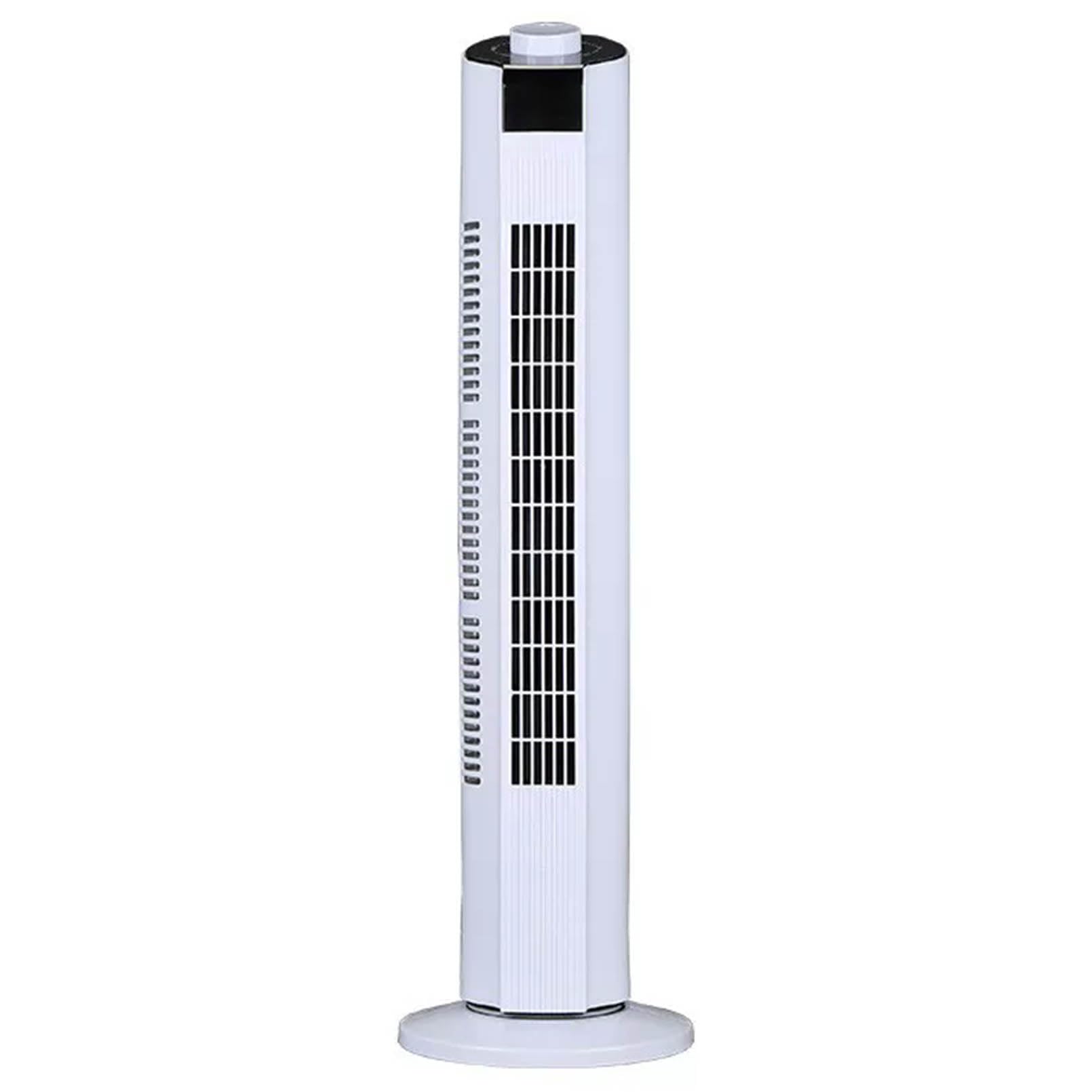Ventilador de torre silencioso con mando y motor DC para dormitorio