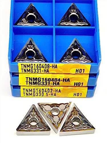 Placas TNMG160404 AK para evitar adherencia de virutas en torneado de aluminio CNC