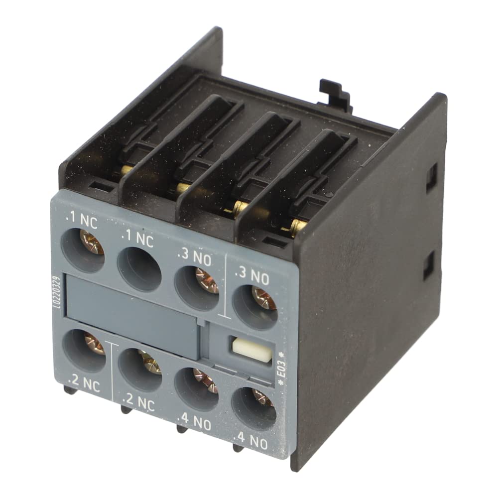 3RH2911-1HA22 | SIEMENS Auxiliary Switch ON The Front, 2NO+2NC, 1NC, 1NC, 1NO, 1NO, for 3RH and 3RT, Screw Terminal