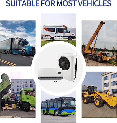 12V DC Air Conditioner Truck Air Conditioner for Rvs, Trucks, Construction Vehicles etc, Electric Split Parking A/C Silent Air Outlet Fast Cooling 10500BTU - Image 8