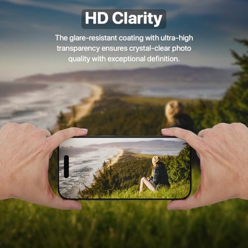 Image of CASEGEAR Clear Pro Camera Lens Protector Compatible With iPhone 16 /16 Plus | HD Clarity | Scratch Resistant | Complete Coverage | Easy Installation | Black