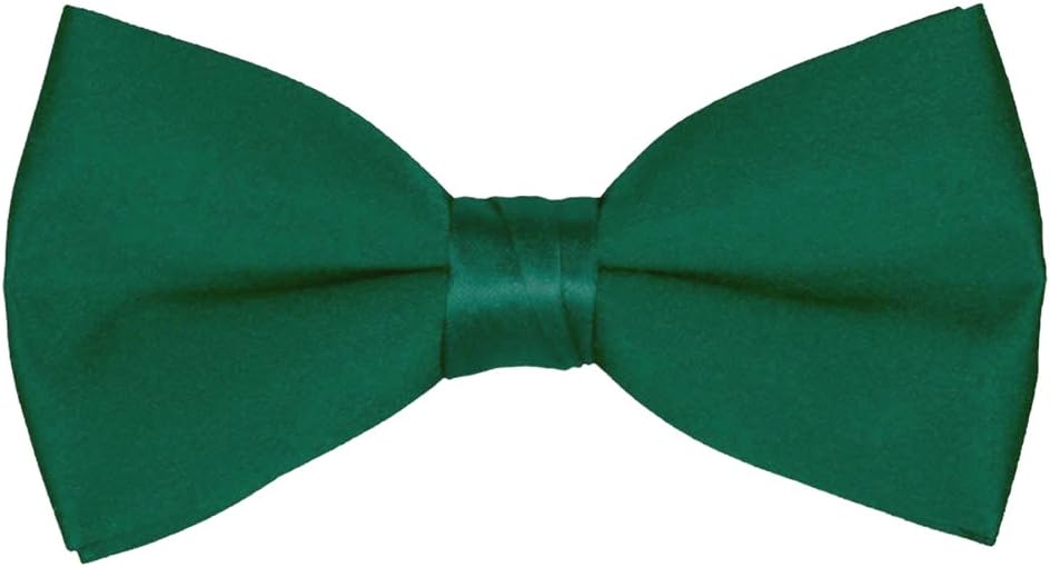 Men's Bow Tie Wholesale 12 Pack Pre-Tied Formal Tuxedo Bowties Wedding Solid Ties