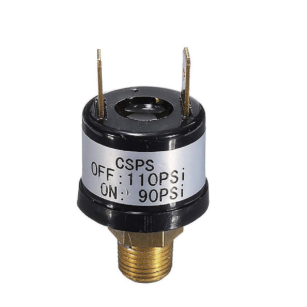 Drukschakelaar voor compressor, 110-140 psi, luchtpomp, schakelaar, 1/4