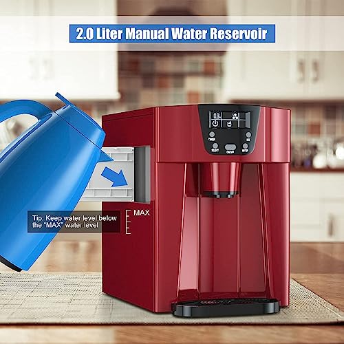 Fabricadora de hielo VIDECOR 2 en 1 con dispensador de agua miniatura 3