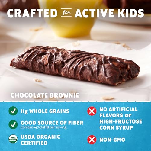 Image of Zbar - Chocolate Brownie - Soft-Baked Energy Snack Bars - Non-GMO - 11g Whole Grains - USDA Organic Granola Bars - Snacks for Kids (24 Pack)