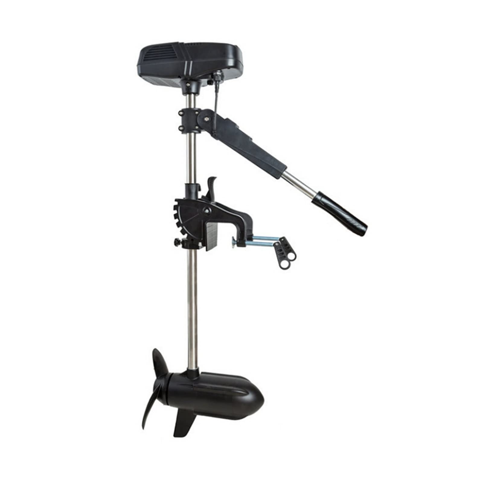 CVFRDD Outboard Motor, 48V 15Olbs 2150W Brushless Marine Boat Engine Electric Outboard Trolling Motor Kayak Accessories