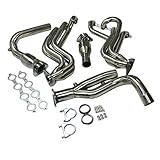 UniteAP Stainless Steel Exhaust Manifold Header & Y-Pipe For 2001-2004 GMC Yukon，2000-2004 Yukon XL 1500，1999-2005 GMC Sierra，2002-2005 Chevy Avalanche 1500，1999-2005 Silverado 1500