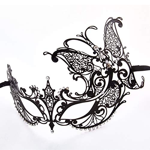 Image of Coddsmz Couples Venetian Masquerade Mask Set Luxury Style Princess Party Mask for Couples Women and Men Mardi Gras Masks
