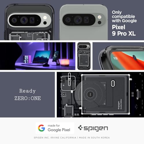 Image of Spigen for Pixel 9 Pro XL Case, Ultra Hybrid[Anti-Yellowing] [No Magnet Ring] - Zero One