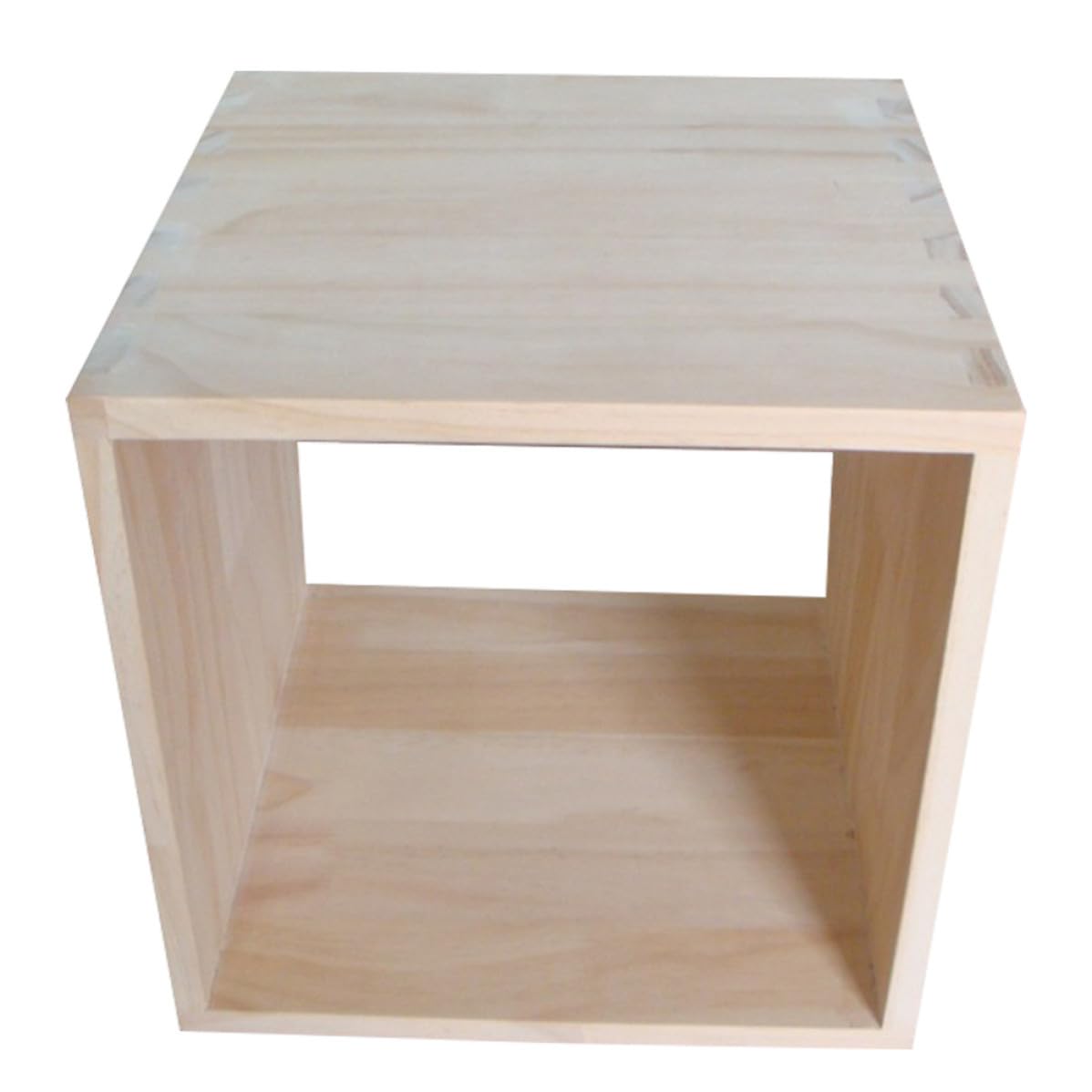Caja Organizadora de Madera sin Terminar, Apilable para Armario