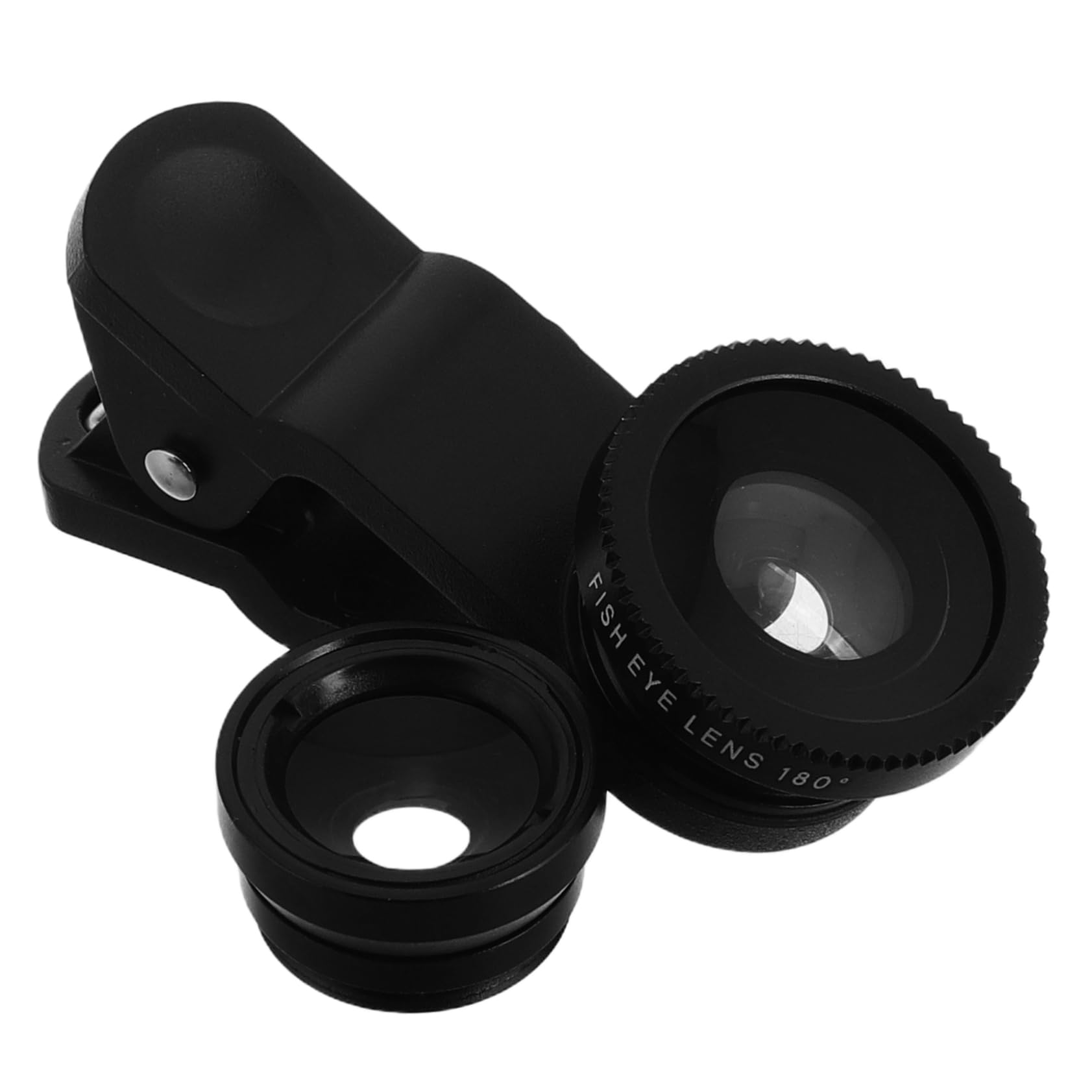 UTHCLO Wide-Angle Fisheye Phone Lens Kit 3-in-1 Smartphone Camera Lenses for Mobile Phone Wide Angle Photography
