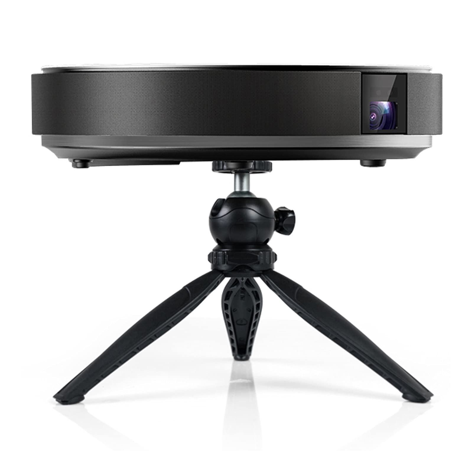 Aderfetbi Black Projector Stand Projector Bracket Mini Desktop Tripod Projection Rack Bracket 360 Adjustable Multifunctional Portable Stand Dj Laptop Stand