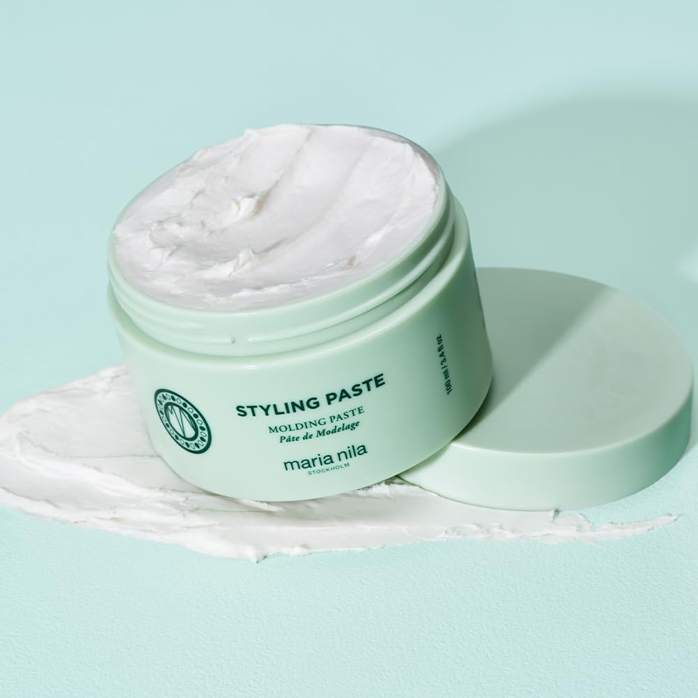 Maria Nila Styling Paste/Gneiss, tenue 2/5, pâte coiffante épaississante et flexible, idéale pour les cheveux longs et courts