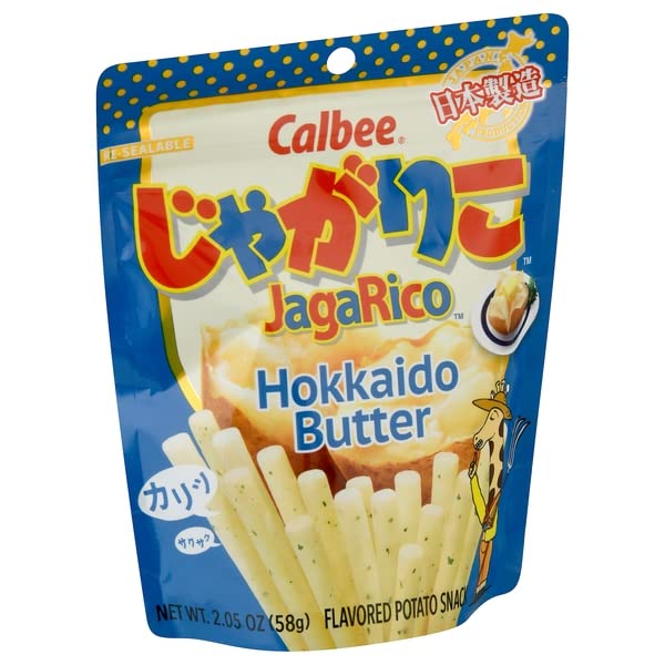Calbee Food Co., Flavored Potato Snack, Hokkaido Butter, 2.05 Ounce