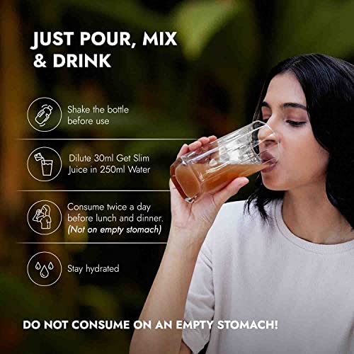 Image of Kapiva Get Slim Juice (2L) Bottle,Pack| Healthy Weight Management Through 12 Ayurvedic Herbs | Aids Metabolism and Digestion - Super Saver Pack of 2
