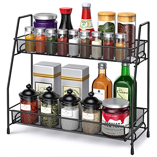 Comparison: Best Spice Rack For Countertop 9 SPISPI Spice Rack Organizer for Cabinet, Bathroom Organizer Countertop, Bathroom Counter Organizer, Kitchen Countertop Organizer, Bathroom Vanity Organizer