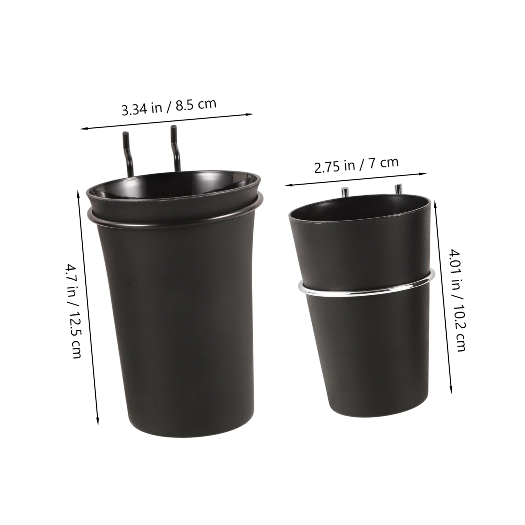 ERINGOGO 2pcs Pegboard Organizer with Hooks Cup and Holder for Tools Hardware Storage Easy Installation and Strong Support for Workshop Office and Hobby Use