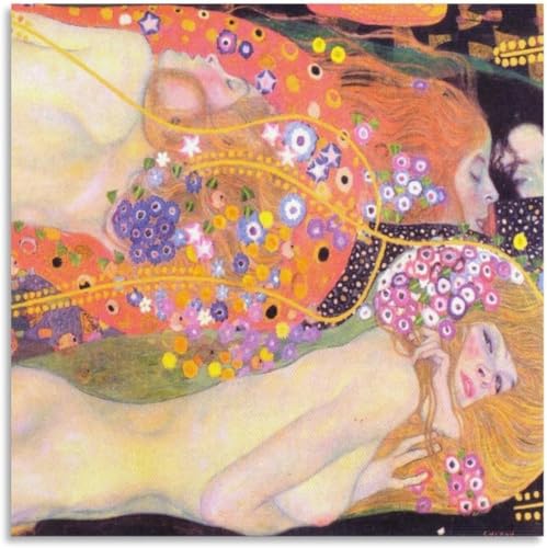 Art mural Gustav Klimt Rikin Liuff pour sublimer la décoration de votre salon