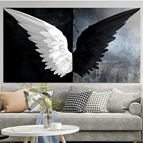 Diamond painting adulte ailes d'anges grand format 60x180cm broderie