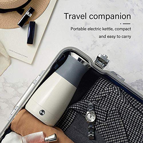 Hervidor eléctrico de agua acero inoxidable 400ML gris miniatura 7