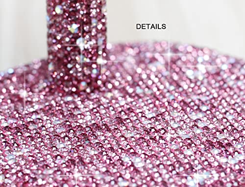 Bling Bling Rhinestone Crystal Phone Stand, Adjustable Cell Phone Stand, Phone Holder For Desk, Desktop Holder, Cradle Compatible With Iphone Xs Xr 8 7 6S Plus 11 Pro Max Samsung Smartphones Sl (Pink) #TOP2