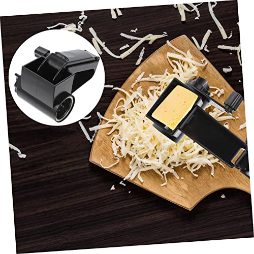 Rallador giratorio manual ABOOFAN negro para queso miniatura 2