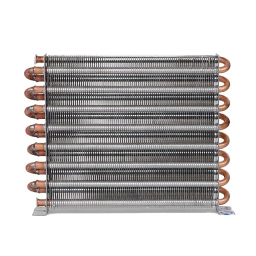 Refrigerador Condensador Refrigerado por Agua Refrigerado por Aire Radiador de Tubo de Cobre Congelador, Evaporador Universal Hecho en Casa Pequeño(A)
