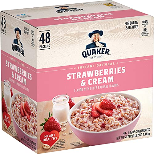 Quaker Instant Oatmeal, Protein 4 Flavor Variety Pack, 7g+ Protein
