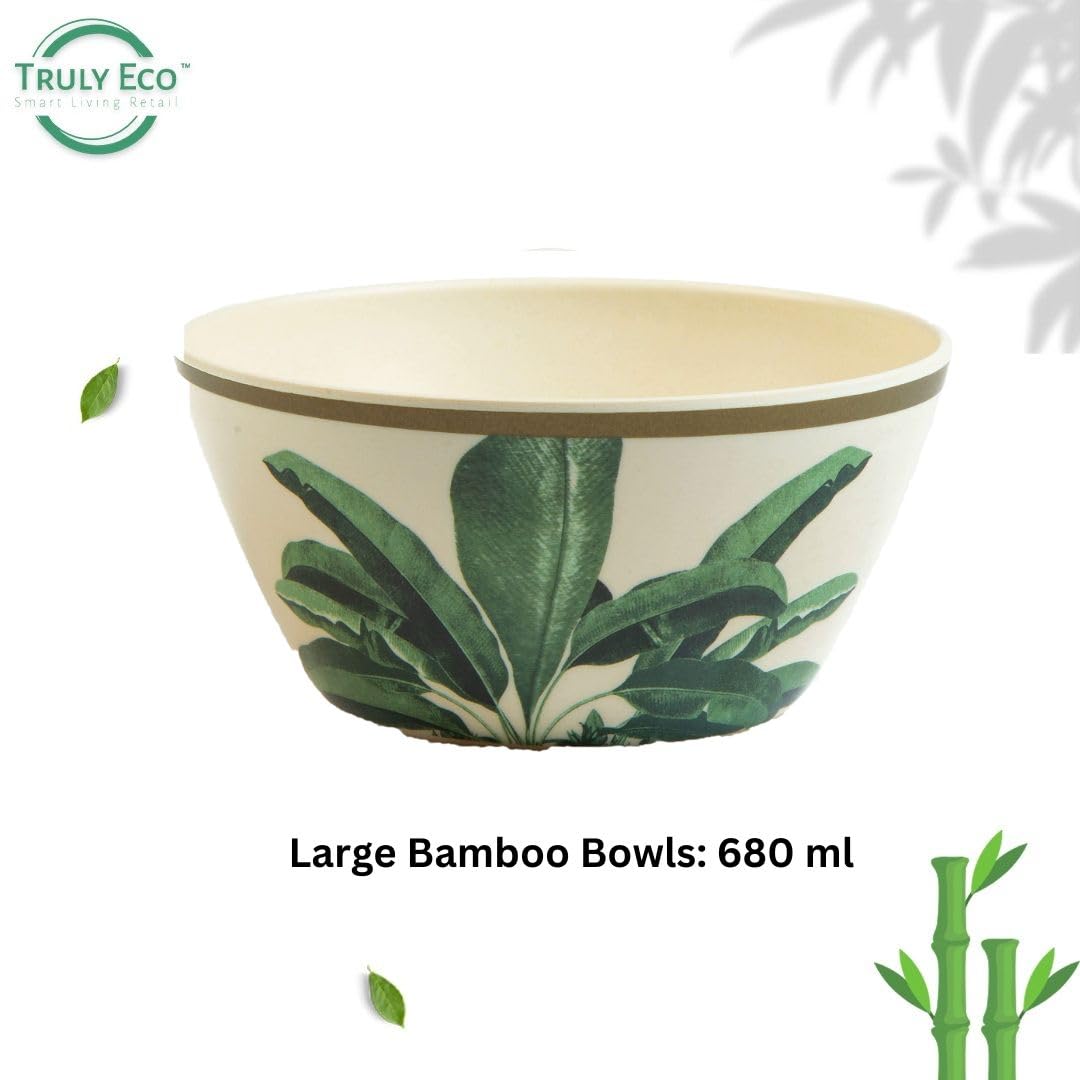Truly Eco Bamboo Bowl - Sustainable & Durable -3
