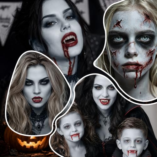 Image of BADCOLOR Zombie Blue Face Body Paint, Waterproof Eye Black Stick for Adults and Kids, Professional Facepaint for Zombie Homestuck Grayscale Skeleton Ice Queen Tin Man Mime