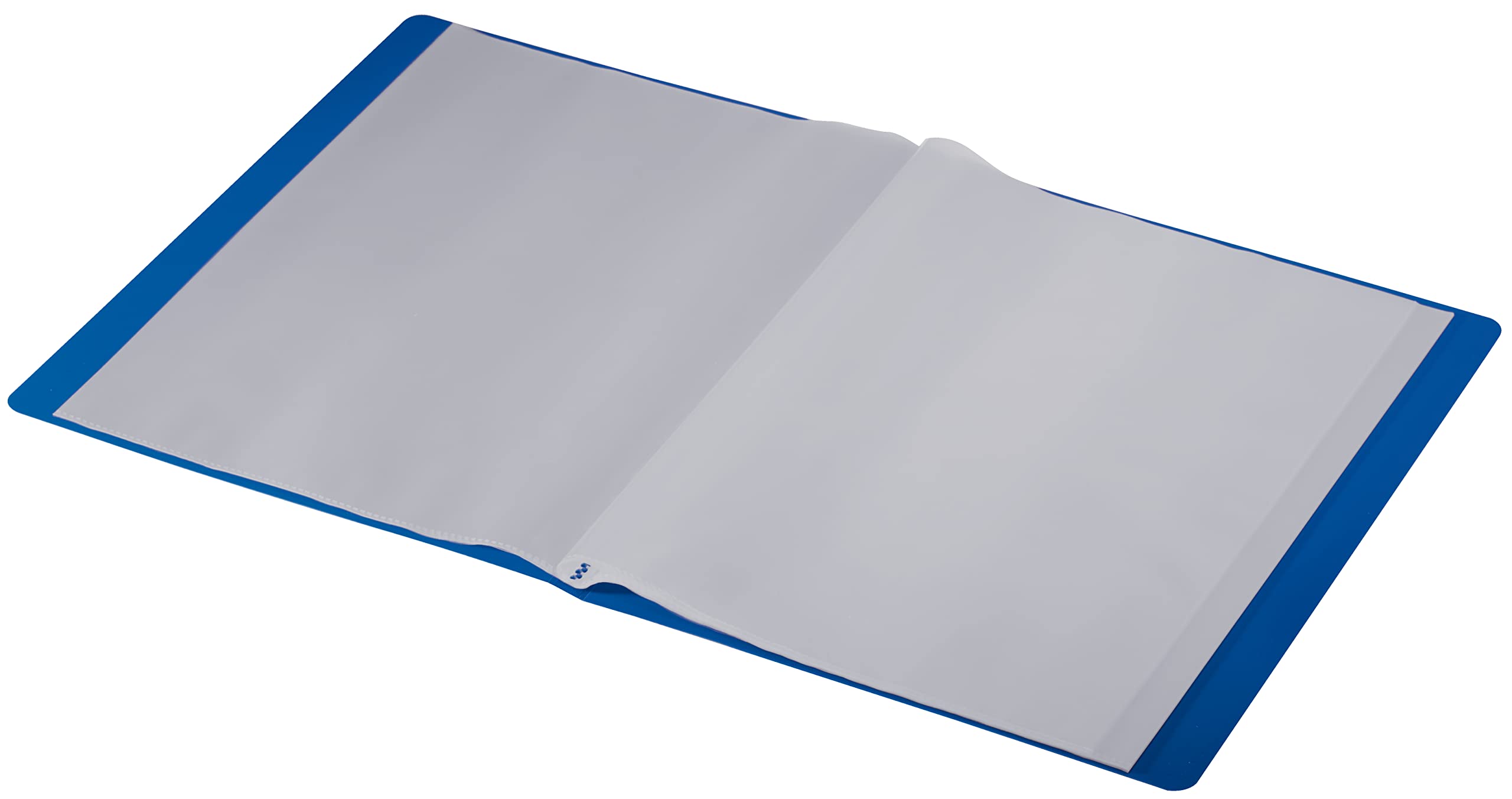 Leitz Libro Espositore con 40 Buste Trasparenti per Fogli A4 in PP Riciclato al 90% e Riciclabile al 100%, Gamma Recycle, 231 mm x 13 mm x 310 mm - Blu