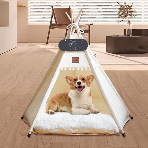 Hundezelt Whiwhi Tipi für Haustiere mit Kissen
