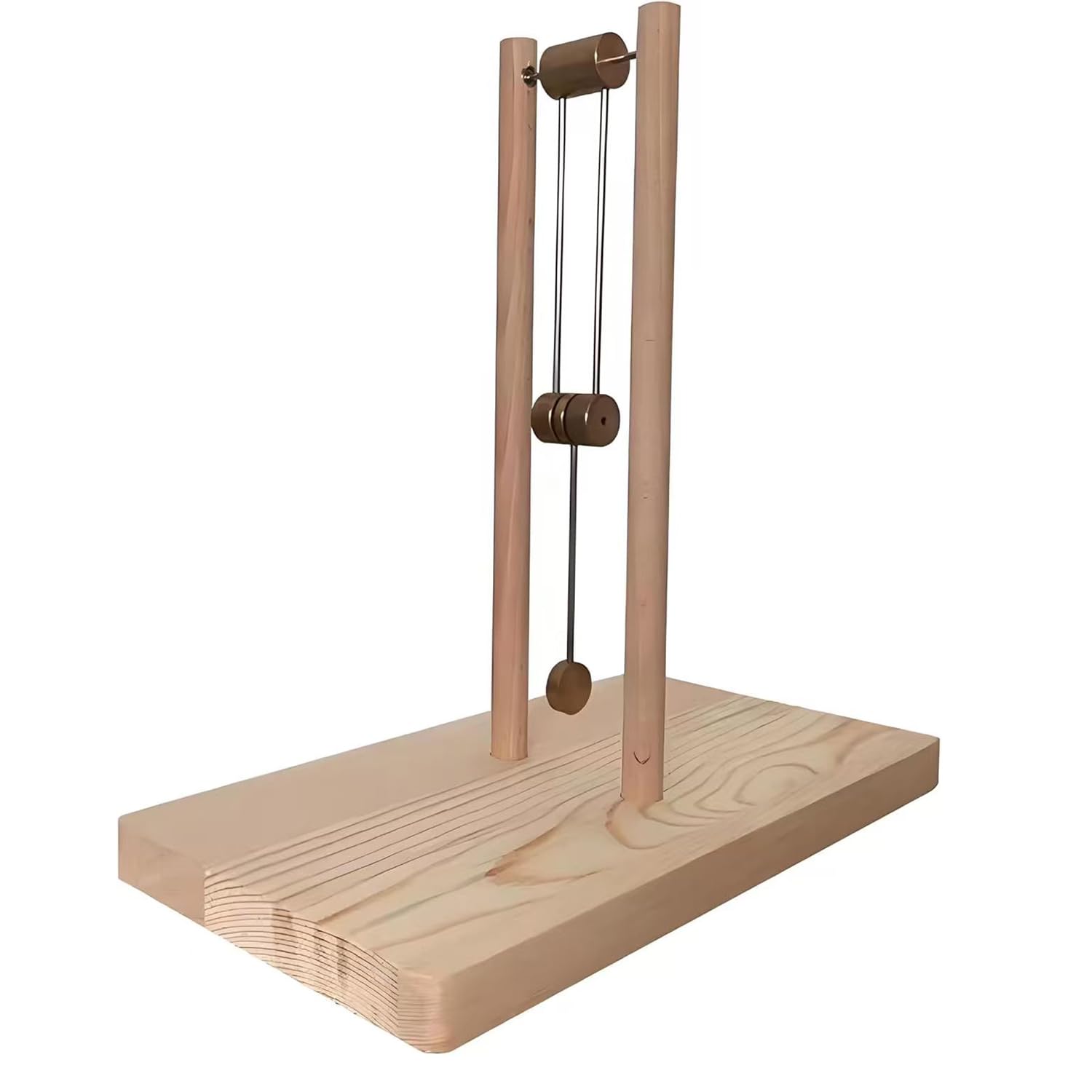Double pendule pour bureau à domicile, décoration esthétique en bois