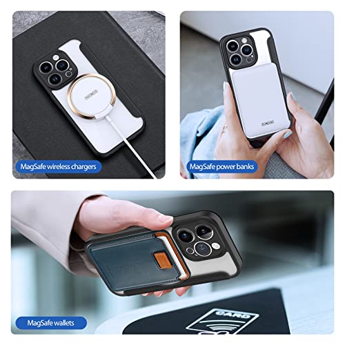 Étui à rabat pour iPhone 14 Pro résistant aux chocs protection noire - 7