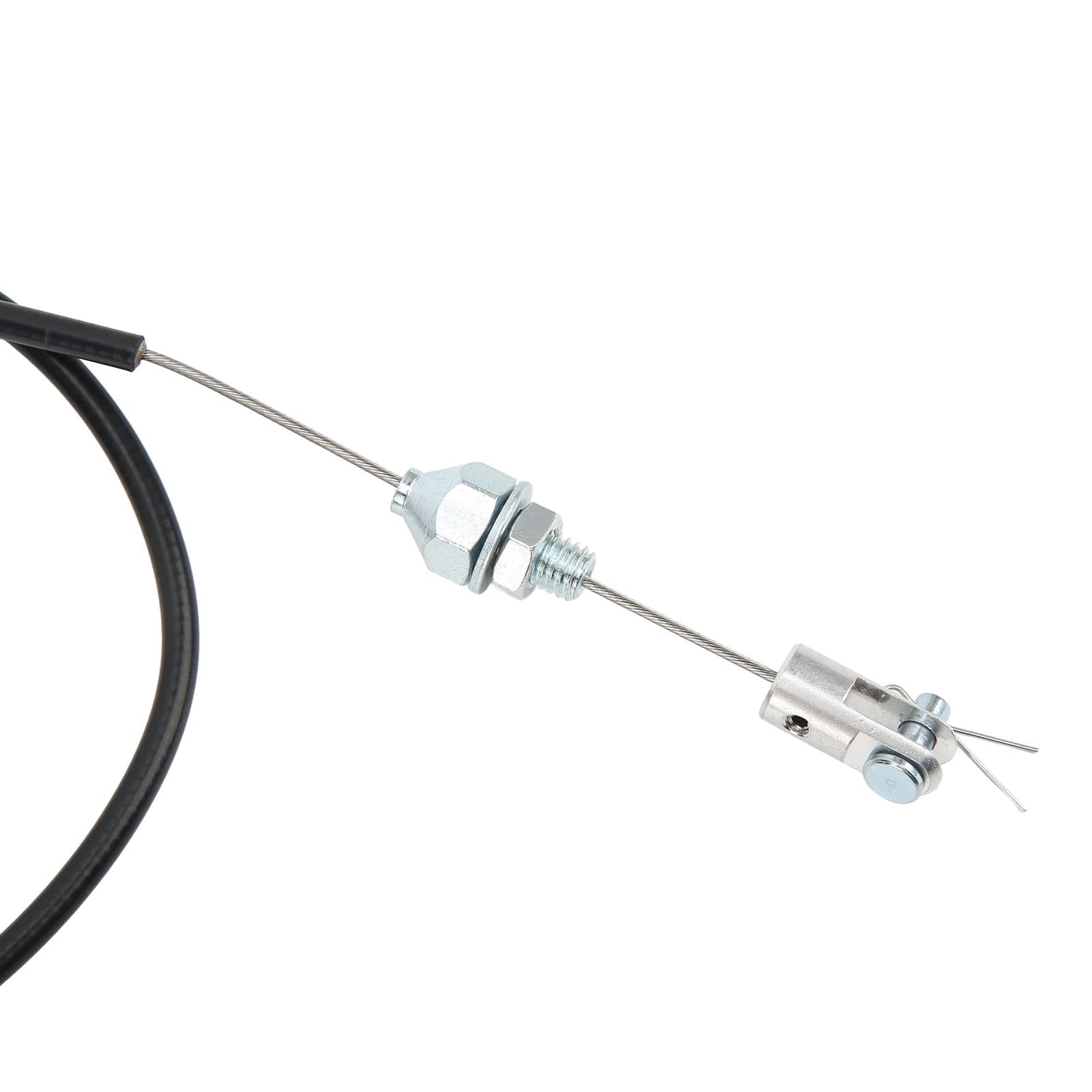 Cable de acelerador, cable de acelerador universal de 24 pulgadas, varillaje de carburador, cable de control de acero inoxidable para motor V8 de bloque pequeño