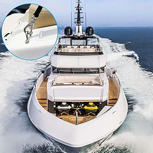 Alça de iate,Punho de barco sólido | 12 peças alça para iate em forma de U com capa lisa à prova de
