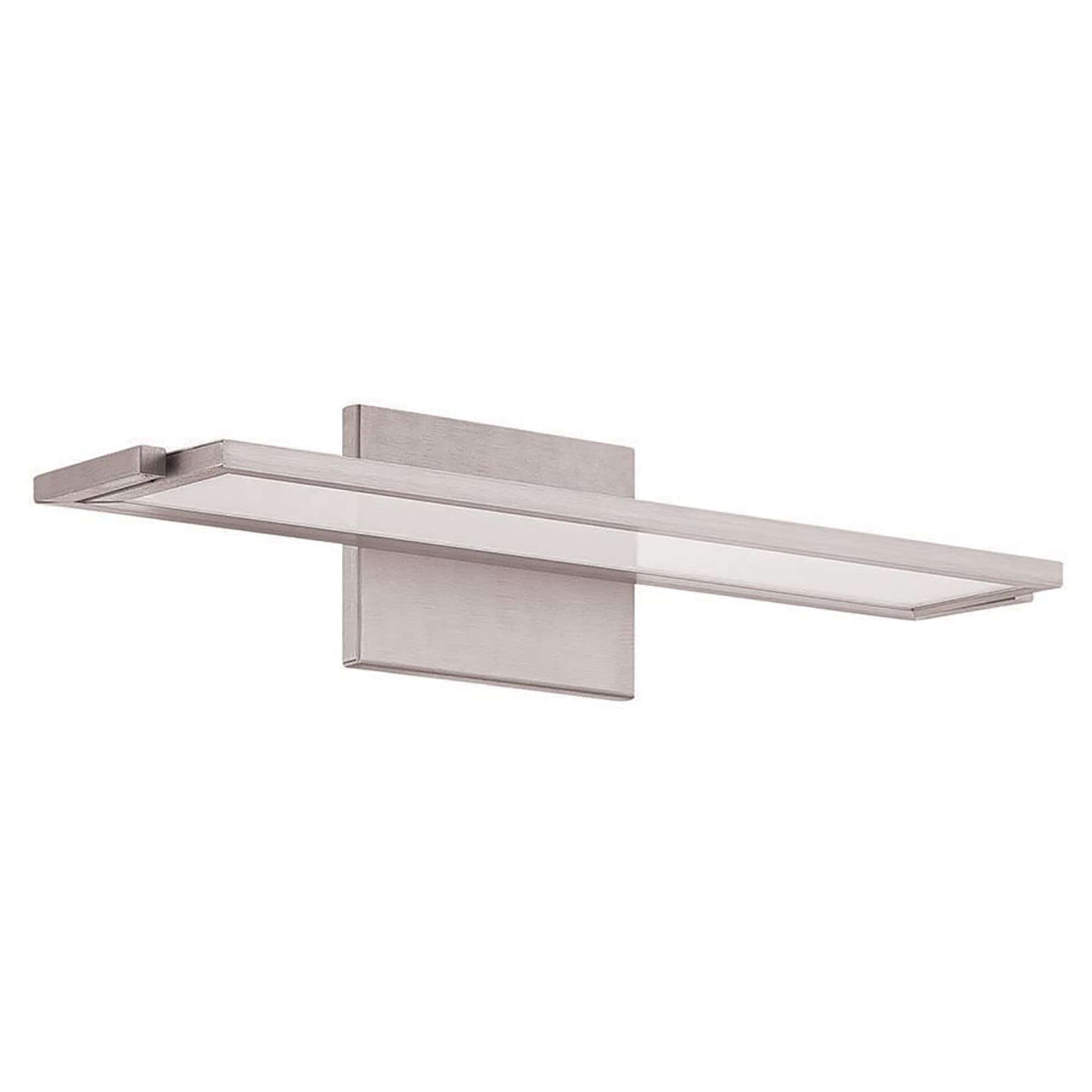 WAC Lighting dweLED, Line 18in LED Bathroom Vanity or Wall Light 3000K in Brushed Aluminum