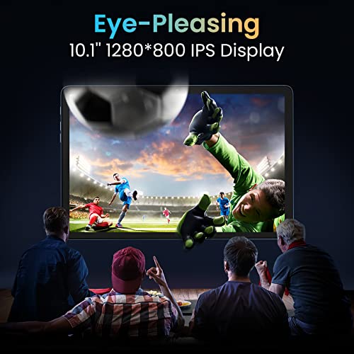 Kinstone Gaming Tablet,10.1 Inch Android 12 Tablets With Mtk 8183 2.0Ghz Octa-Core Processor,Dual Camera 5Mp, 6Gb Ram+128Gb Rom+1Tb Expandable,6000Mah Long Battery Life,2.4+5G Wifi+Bt 5.0(Gray) #TOP2